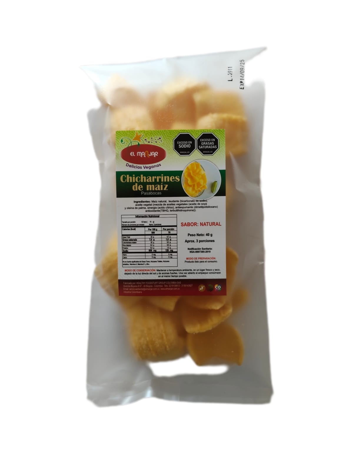 Chicharrines de Maíz Sabores