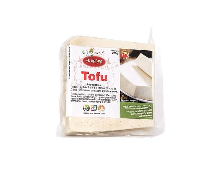 Tofu Queso de Soya 225g Productos Veganos Vegetarianos Bogotá