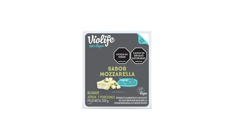 Queso Vegano Mozzarella en Bloque