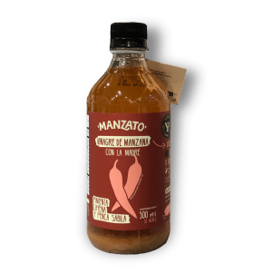Vinagre de manzana con la madre canela y sabila