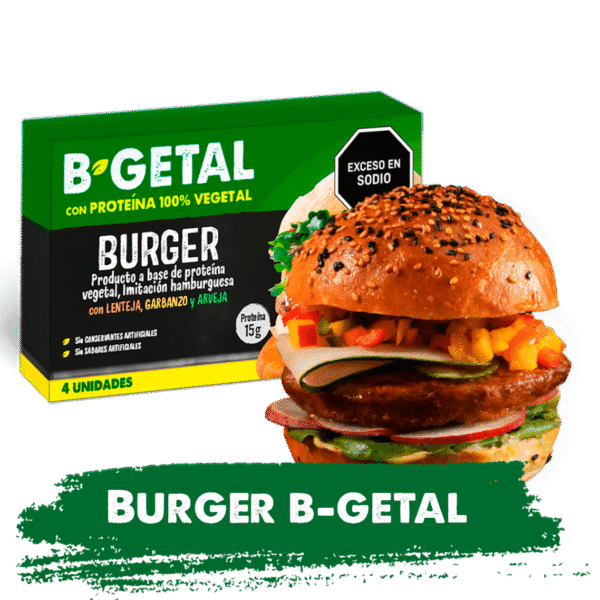 Hamburguesas a base de proteína vegetal