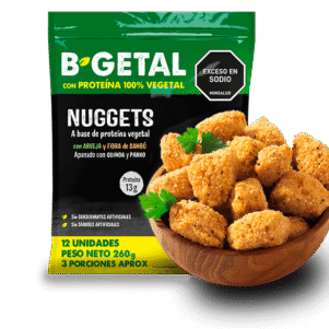 Nuggets proteína  vegetal