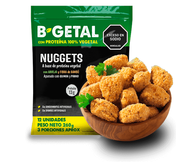 Nuggets proteína  vegetal
