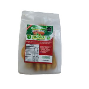 Galleticas de arroz con almendras navideñas